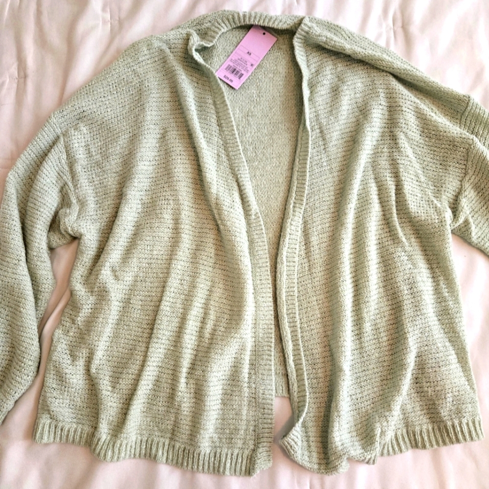 Mint green cardigan